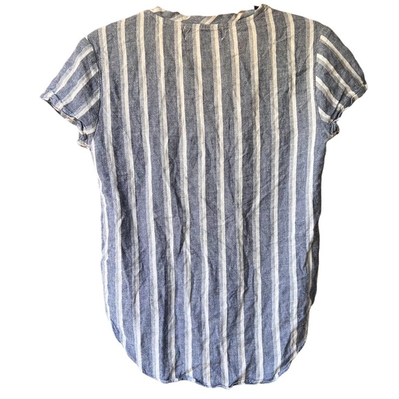 Cloth & Stone Linen Blend Relaxed Stripe Top - Picture 2 of 9